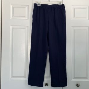 NWT Alfred Dunner Navy Blue Pants Small